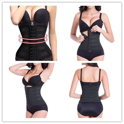 

1PC Slim Waist Cincher Shapers Body Weight Loss 4 Spiral Steel Boned Corsets Underbust Corset Everyday Body Shaper 2 Clours