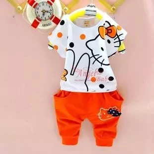 Sale!Free shipping clothing set boys and girls cotton Tee+pant for 100-140cm tall kids | Детская одежда и обувь