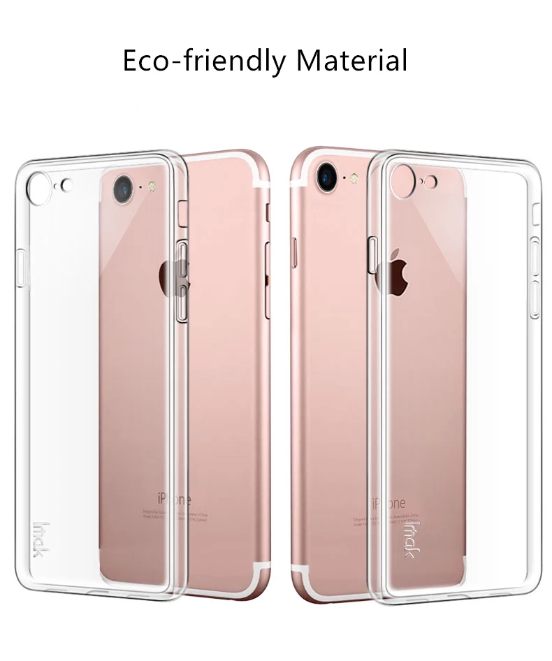 Оригинал IMAK для iPhone 7 Чехол стелс прозрачный ТПУ силиконовый чехол телефона
