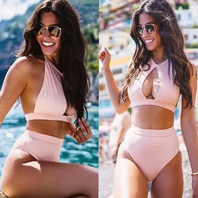 Бикини 2017 Топ + нижняя сексуальная бикини Пуш Ап Купальники для малышек женщин