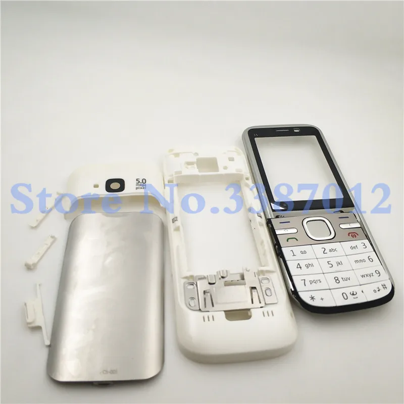 Хороший Оригинальный Новый чехол для Nokia C5 00 корпус дверная рамка + задняя крышка