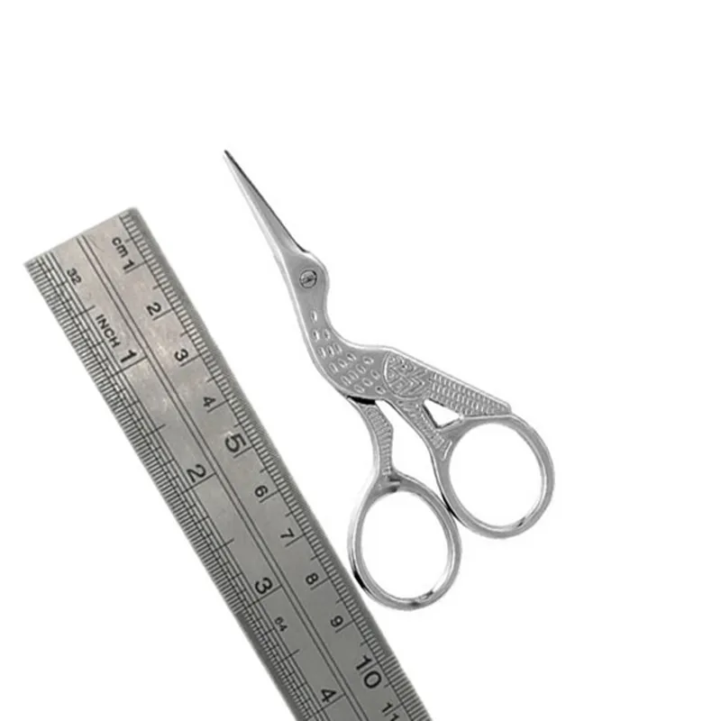 Рукоделие Thrum Fancywork Dressmake Scissor ткань резьба ножницы швейная игла Вышивка крестом портной пряжи винтажная отделка - Цвет: Sliver