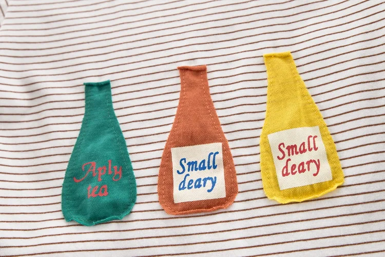 Комплект летней одежды для маленьких детей новая детская одежда рубашка с