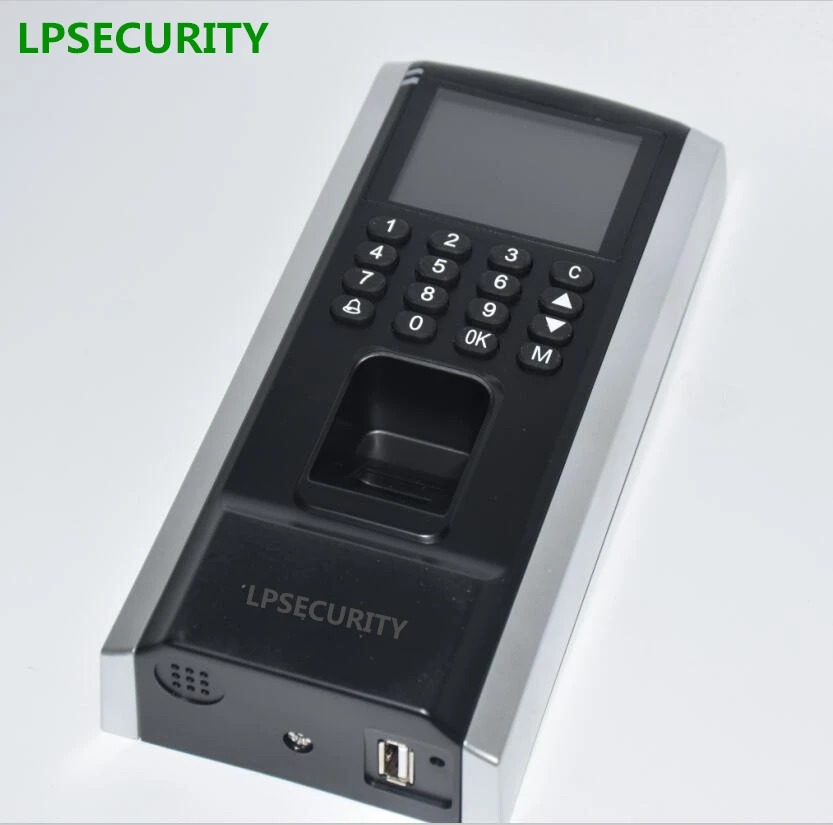 Система контроля доступа по отпечаткам пальцев LPSECURITY TCP/IP RJ45 дверной замок со