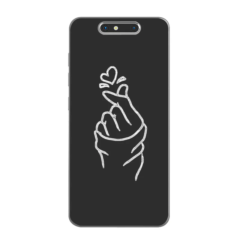 Мягкий силиконовый чехол для zte Blade V8, чехол с рисунком для zte Blade V 8, матовый чехол для телефона с рисунком цветка кота