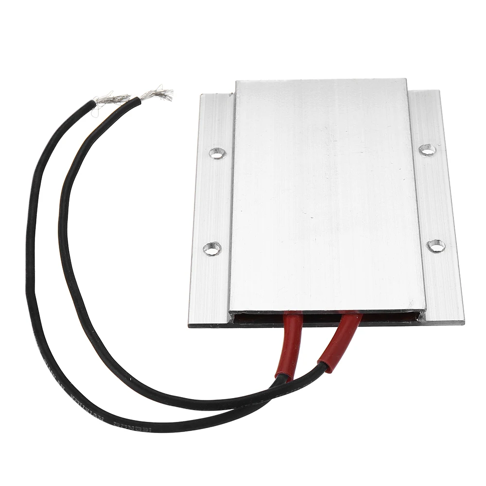 220V постоянный Температура Керамика Алюминий нагреватель PTC нагреватель 120 Вт 120 градусов PTC Нагревательный элемент со скорлупой 77*62 мм с наружной резьбой