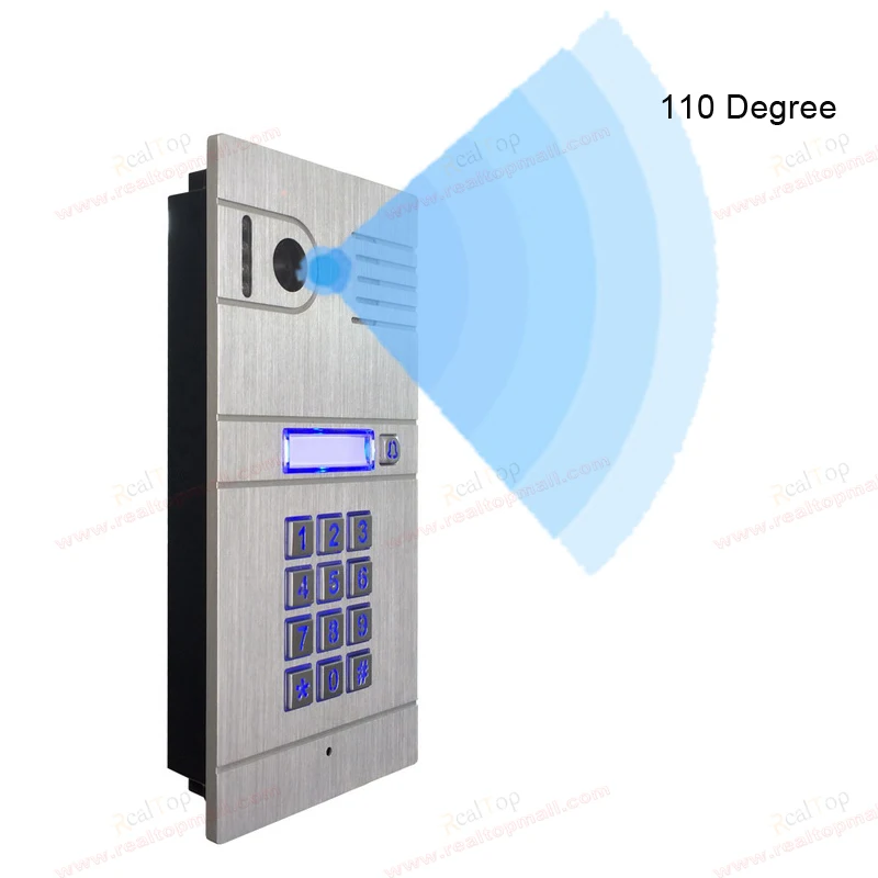 Беспроводной видеодомофон HD Wi-Fi дверной звонок двухсторонний Интерком с