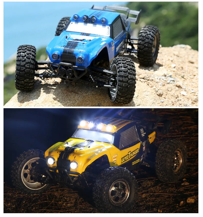 HBX 12891 1/12 4WD 2,4G водонепроницаемый гидравлический демпфер RC пустынный багги грузовик с светодиодный светильник внедорожный багги