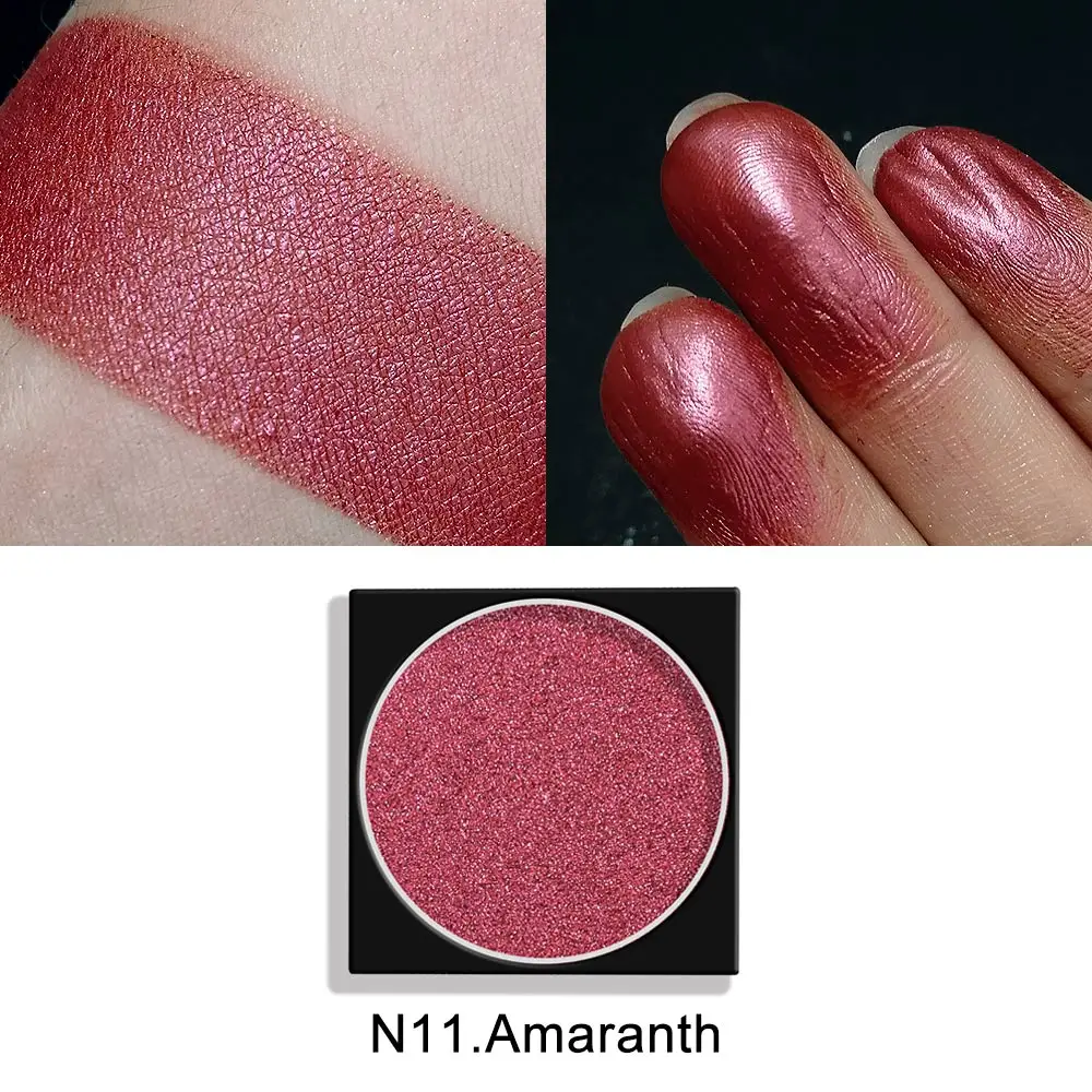 N11 NAQIER пользовательские Глаза Макияж DIY Набор теней нюдовая Палетка матовые тени для век Блеск порошок Комплект теней купить 4 цвета получить 1 коробка - Цвет: N11