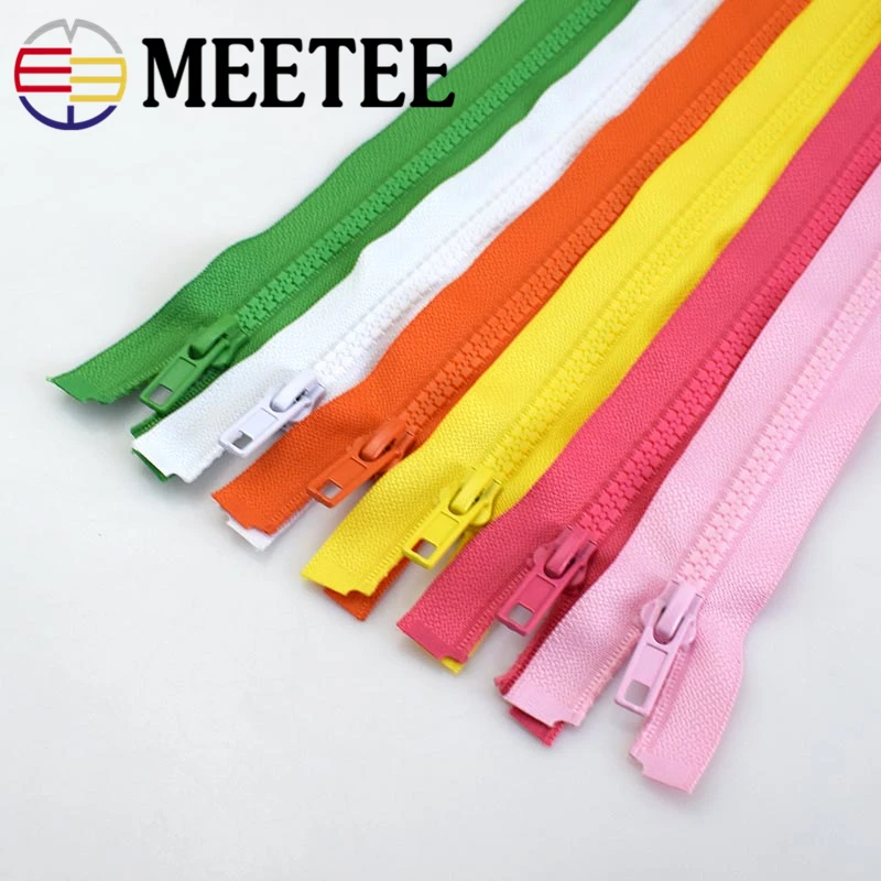 Смоляные молнии Meetee 2 шт. открытые 40/60/70 см на для шитья пуховик сумка сделай сам