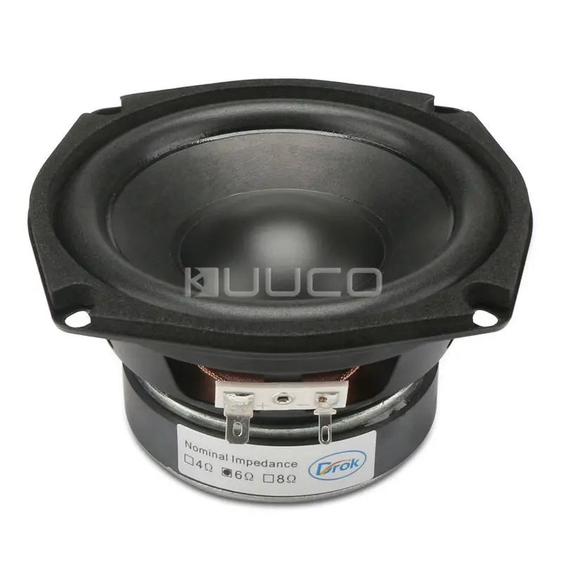 Динамик сабвуферный 4 5 дюйма 6 Ом Hi Fi 40 Вт|speaker 40w|speaker forspeaker speaker |