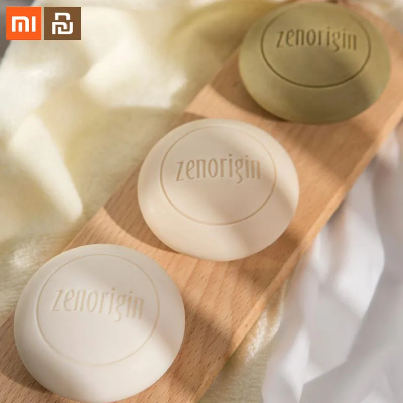 3 Оригинальный xiaomi mijia зеленый чай натуральное мыло ручной работы козье молоко