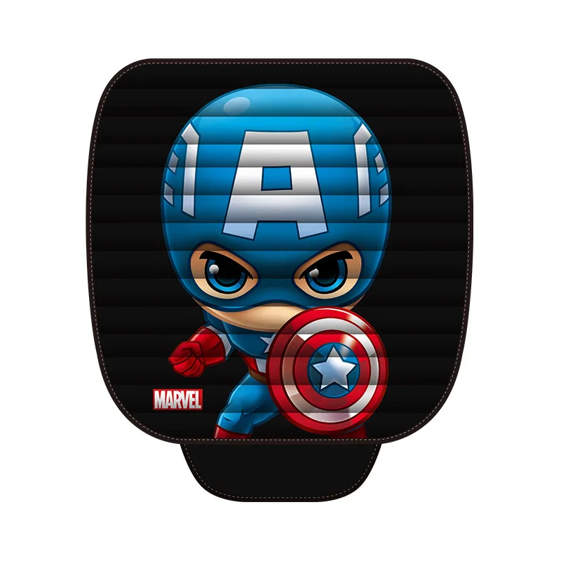 A--Captain America 1 шт., супер герой, подушка для сиденья автомобиля, чехол для сиденья, авто Декор, протектор для Капитана Америки, Супермена, Человека-паука - Название цвета: A--Captain America