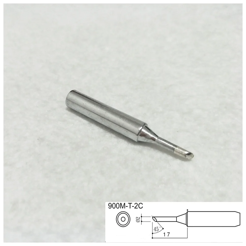10 шт. 900M-T-2C наконечник паяльника для Hakko Saike Aoyue Lucky BAKU Quick 936 852 ПАЯЛЬНЫЕ НАКОНЕЧНИКИ для паяльника