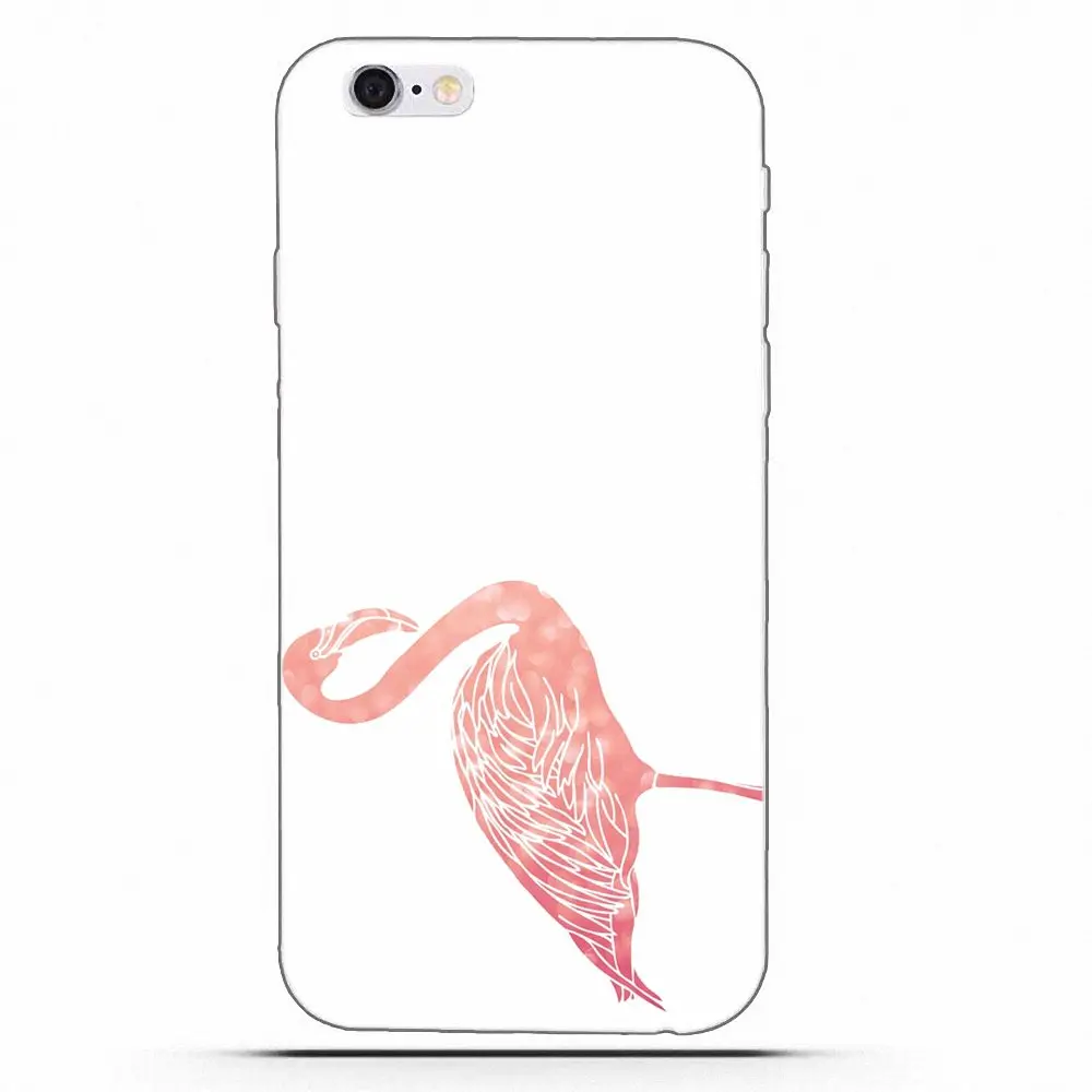Wexoeq Geometric Flamingo TPU Hotsales For Apple iPhone 4 4S 5 5C 5S SE 6 6S 7 8 Plus X | Мобильные телефоны и аксессуары