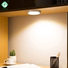 Под лампами кабинета LED шкафы кухня светильник Круглый 12V счетчик полка шкаф витрина гардероб Внутреннее освещение лампа светильники светодиодные светильники ночник подсветка светильник светодиодный светильник в шкаф
