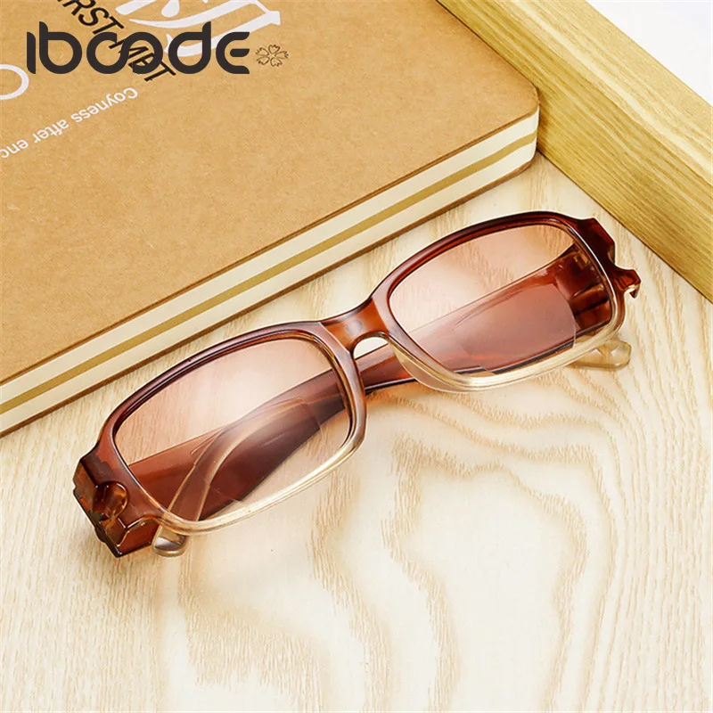 

iboode Simple Reading Glasses Men Women Bifocal Clear Lens Full Frame Eyeglasses Parents Gift Unisex Eyewear
