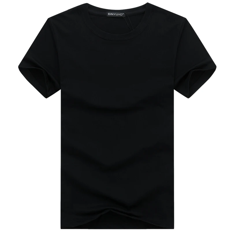 KOSMO MASA, 6 шт./лот, Мужская футболка, хлопок, 5XL, Круглый ворот, одноцветная, короткая, летняя, повседневная, Мужская футболка белого размера плюс, футболка для мужчин MC0388