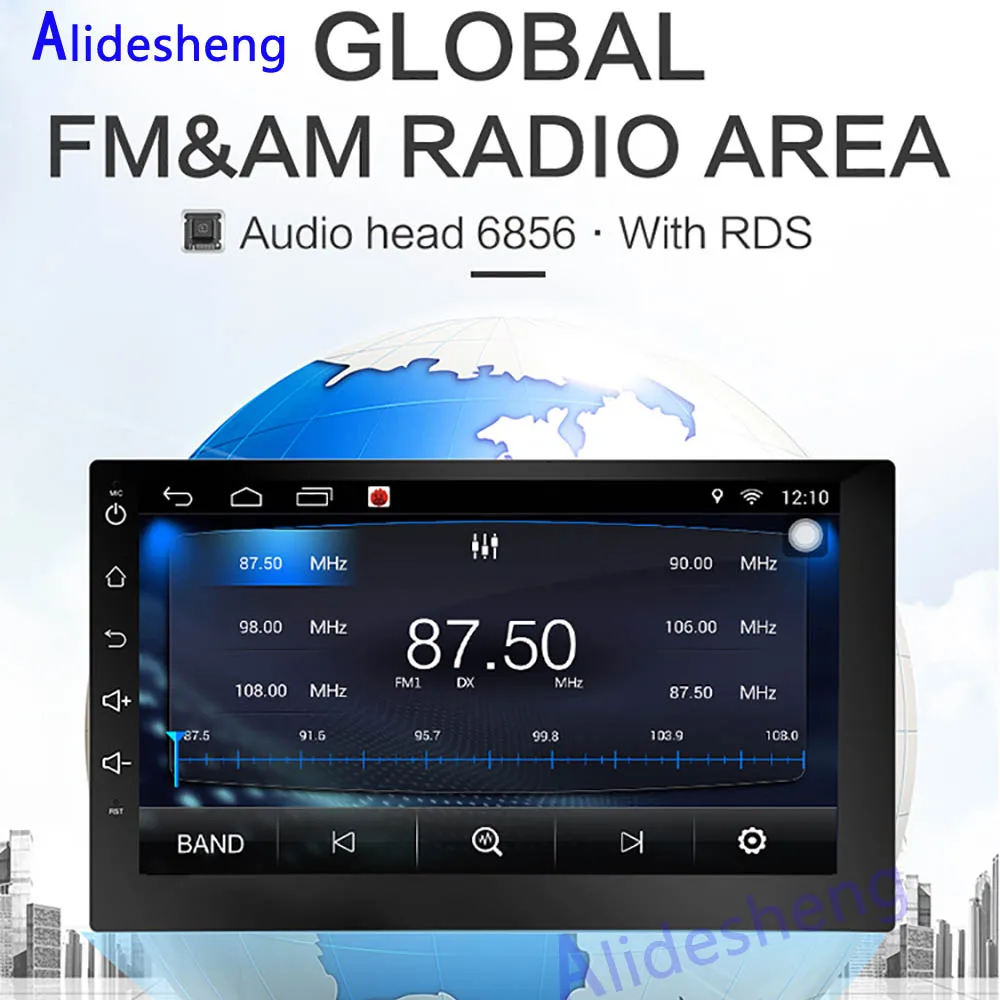 Универсальный мультимедийный плеер 1din с Android 7 1 DVD GPS стерео радио аудио для Toyota