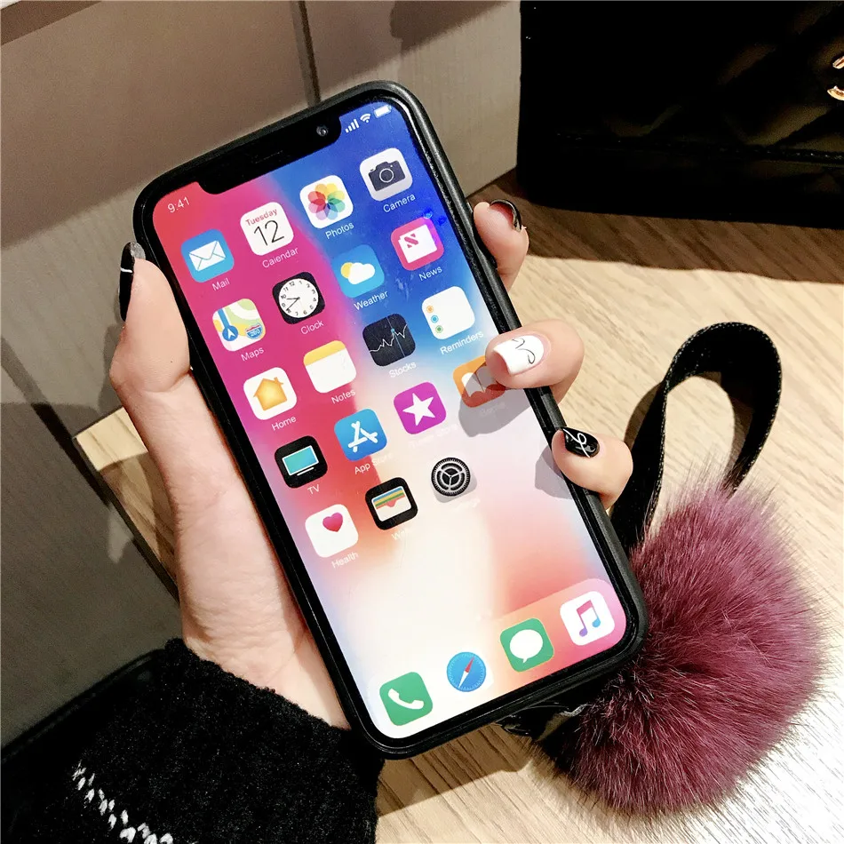 For Apple iPhone 7 Case Luxury Epoxy Fashion Diamond Cover for Xs Max XR 6 6s 8 Plus Hard Stand Phone Housing |