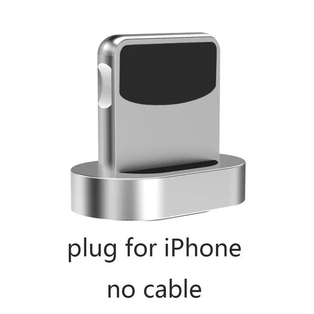 For Apple plug Wsken USB Магнитный зарядный кабель для iPhone Xs 8 7 6 6s Qc2.0 быстрое зарядное устройство провод Micro usb type C кабель для мобильного телефона samsung - Цвет: For Apple plug