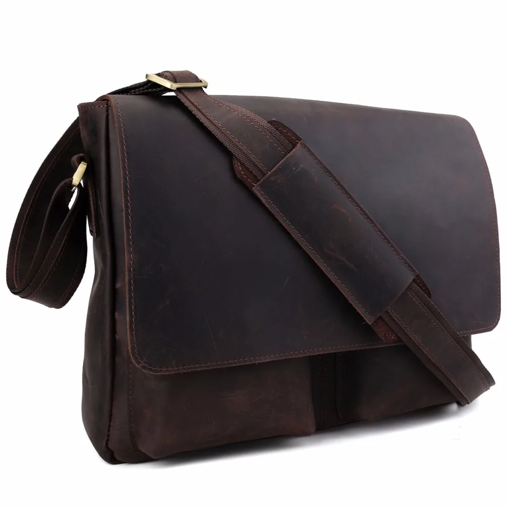 Сумка-мессенджер Tiding из натуральной кожи брендовая сумка на плечо для мужчин