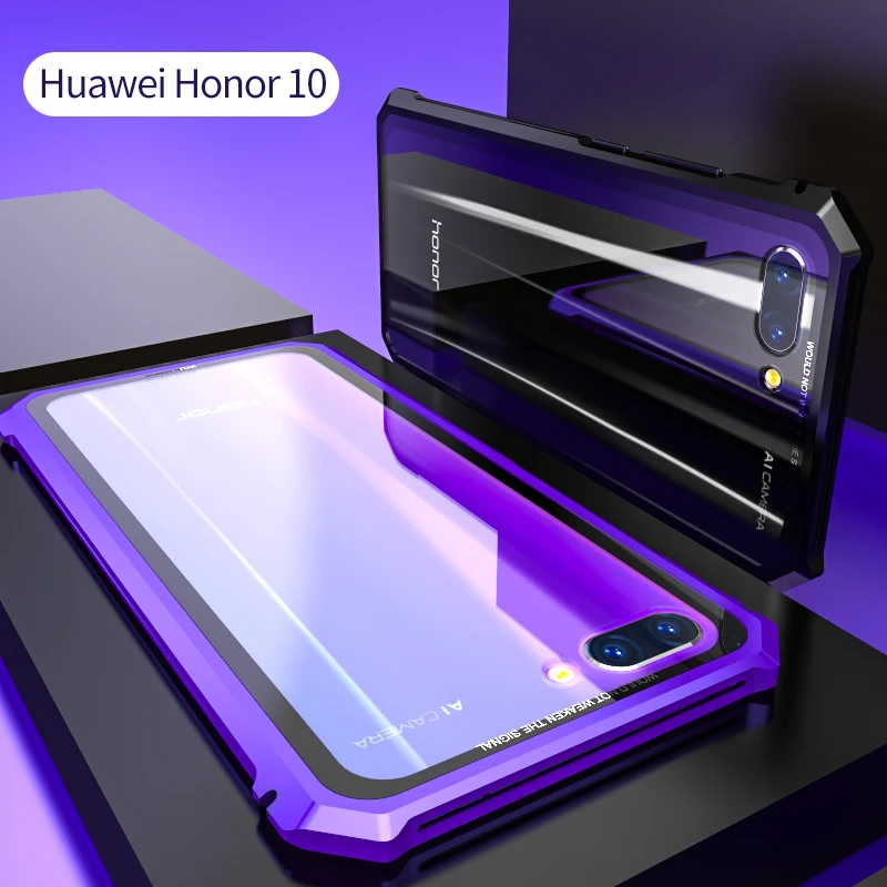 Авиационный металлический бампер винт для huawei Honor 10 чехол Защитный мобильного