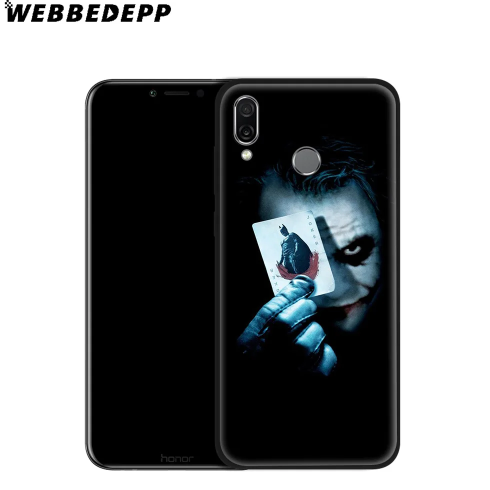 WEBBEDEPP Джокер Бэтмен мягкий чехол для Huawei P8 P9 P10 P20 P30 Lite Pro P Smart Z Plus 2019 Y6 Prime 2018 2017 Mini |