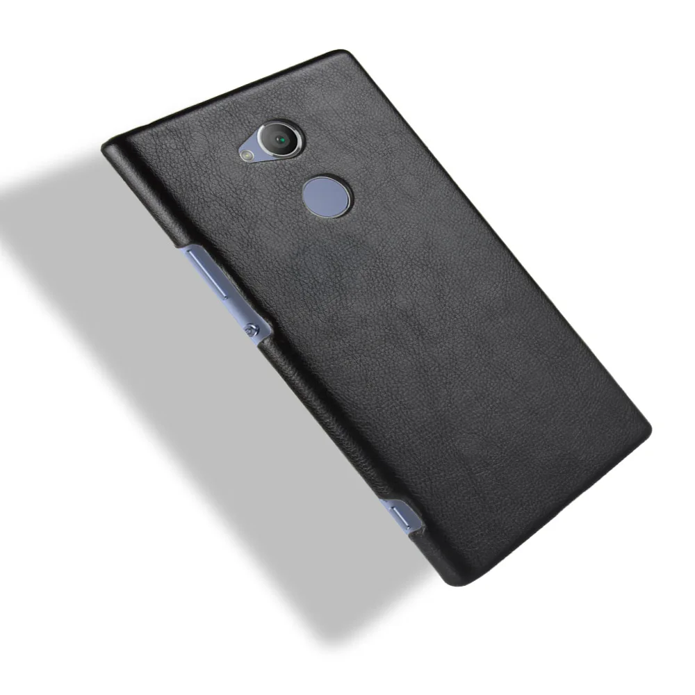 For Sony Xperia XA2 Ultra Case Super Classic Slim Leather Texture Hard PC Back Cover Business Shield Retro Protection |