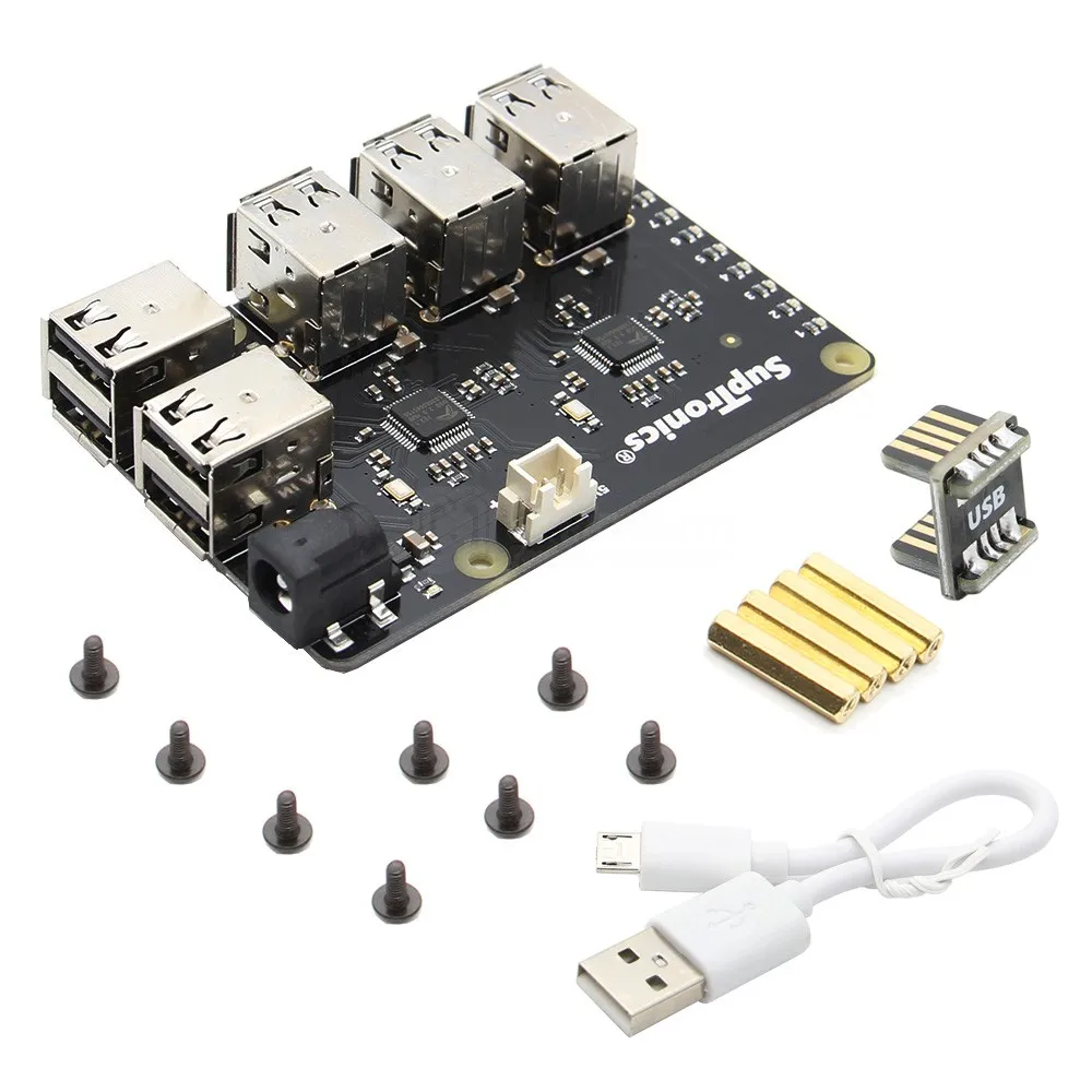 Raspberry Pi X150 9 портовый MTT высокоскоростной usb концентратор автономный/автобусный