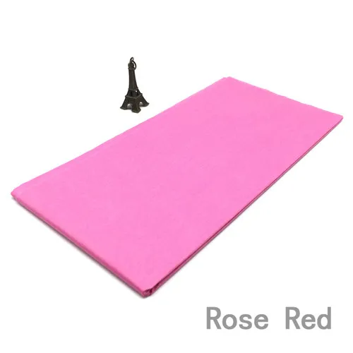 Rose-B03 50 листов/мешок DIY Материал 50*50 см папиросная бумага Цветочная оберточная бумага украшение дома праздничные вечерние упаковочные бумаги - Цвет: Rose-B03
