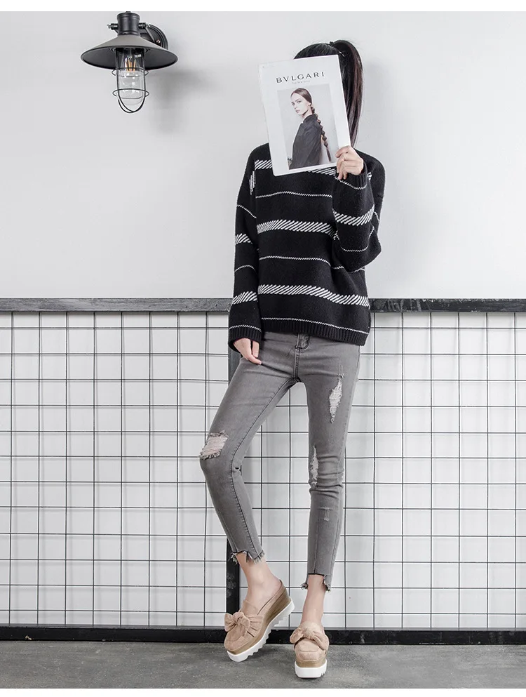 Корейский Slingback мюли для женщин завязанный бант клинья туфли без каблуков шлёпанцы для женщин квадратный носок мокасины на танкетке Платформа bullock обувь pantufla2019