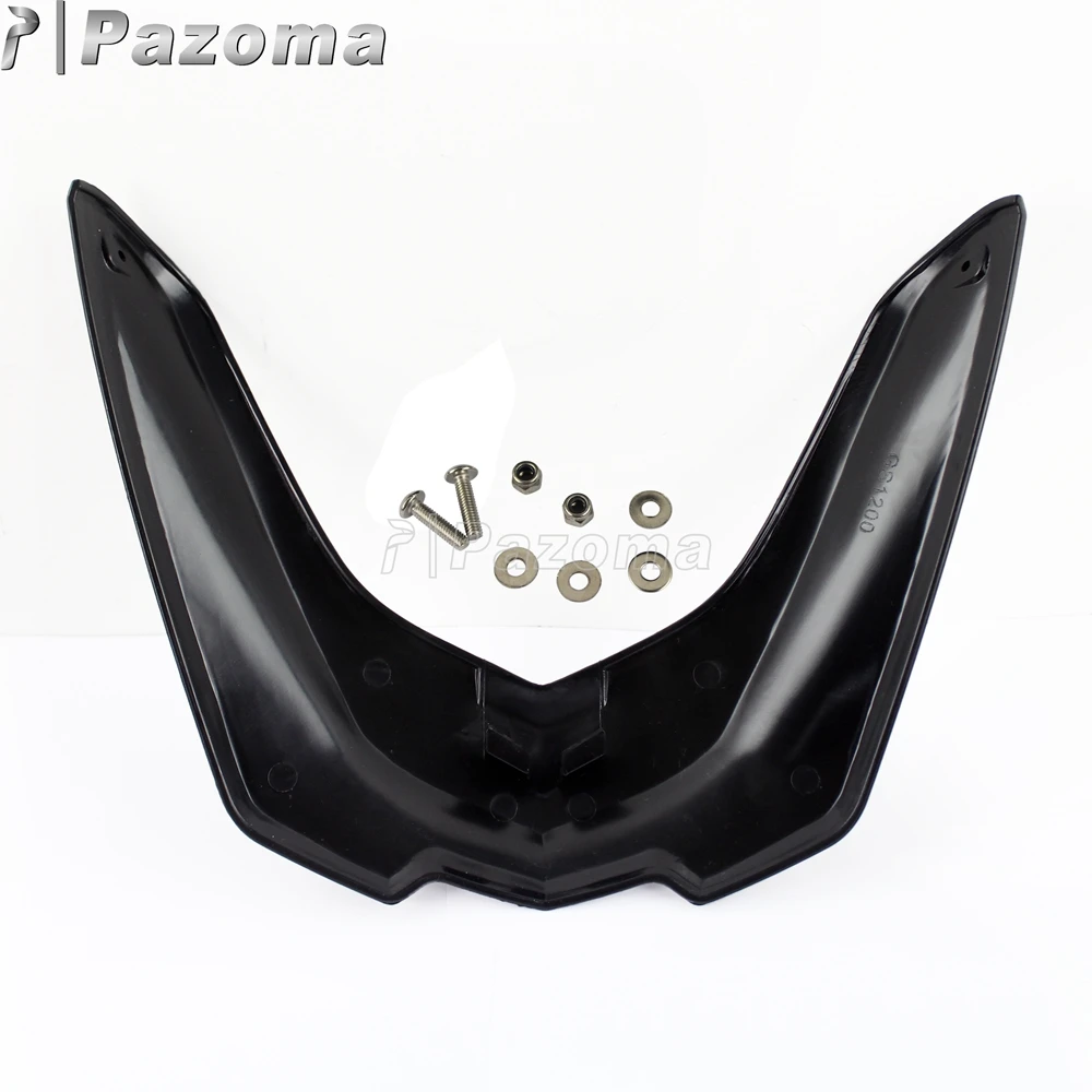 

Black Motorbike Front Fender Beak Extension Motorcycle Front Wheel Cover Cowl Extender for BMW R1200GS LC Adventure 2013-2016