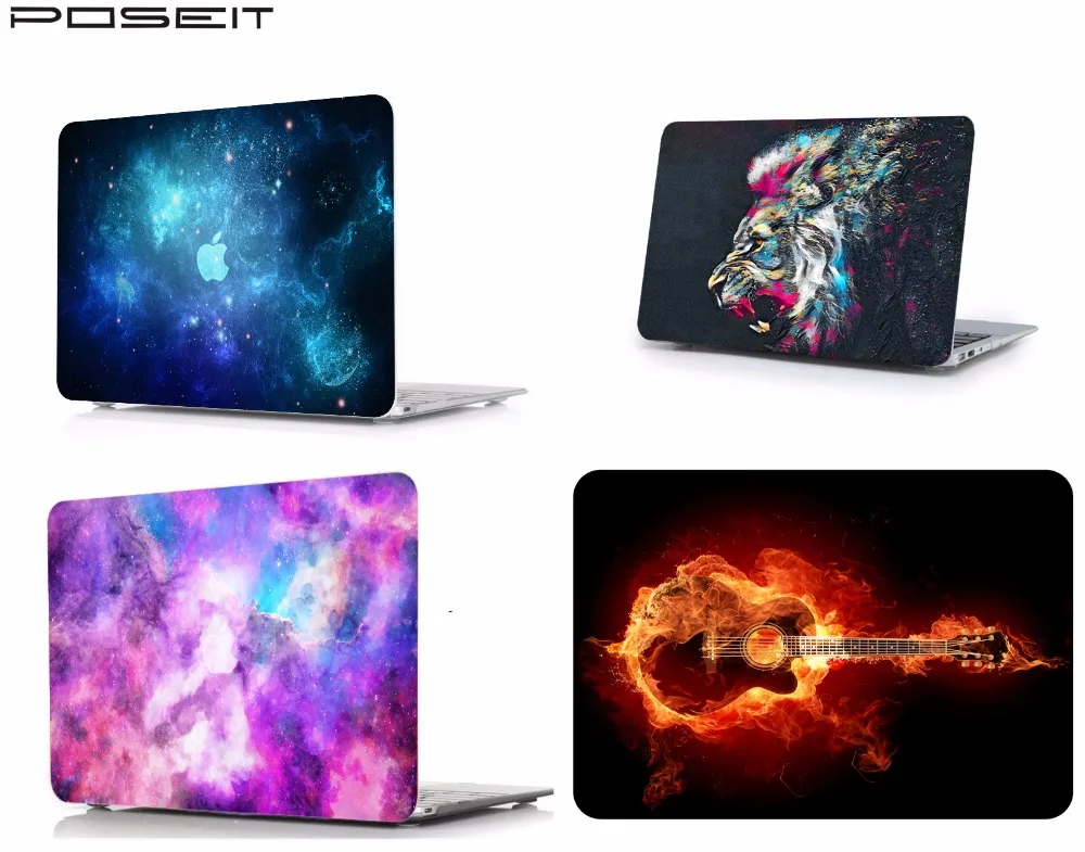 Защитный жесткий чехол с рисунком для клавиатуры 11 12 13 15 дюймов Apple Macbook Air Pro Retina