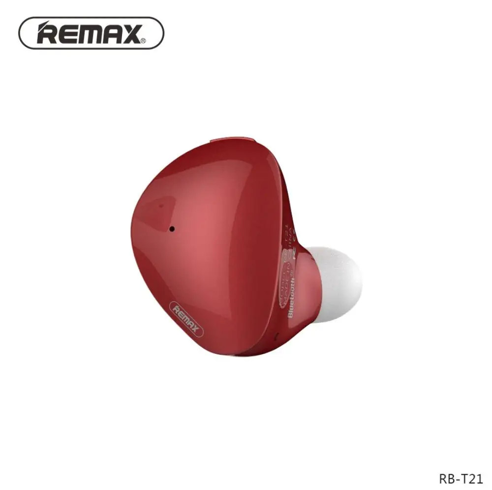 Оригинальный Remax Bluetooth наушники в ухо мини с HD микрофон Беспроводная гарнитура MP3
