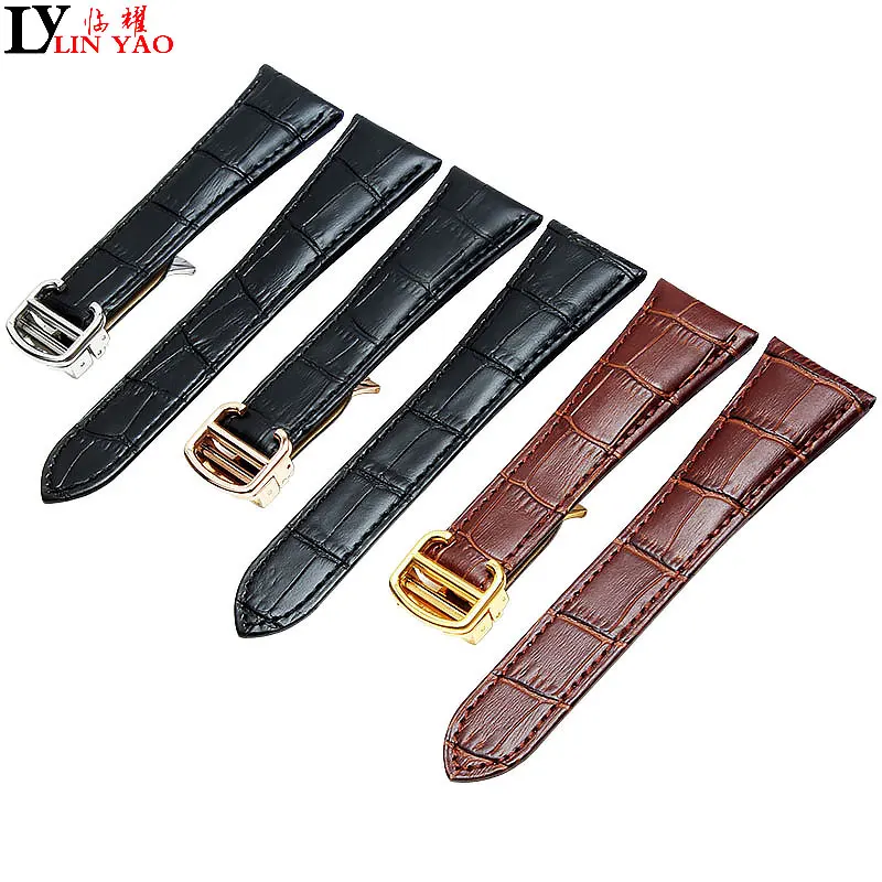 Ремешок для наручных часов Cartier Tank Solo W6700255 Натуральная кожа ремешок 20/22/23/24/25 мм