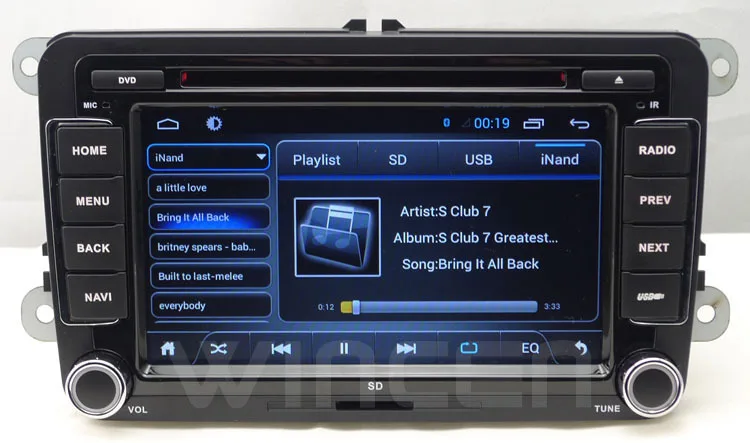Android 4 1 OS автомобильный DVD емкостный экран для VW Golf 5 6 Passat Jetta Tiguan туристическое