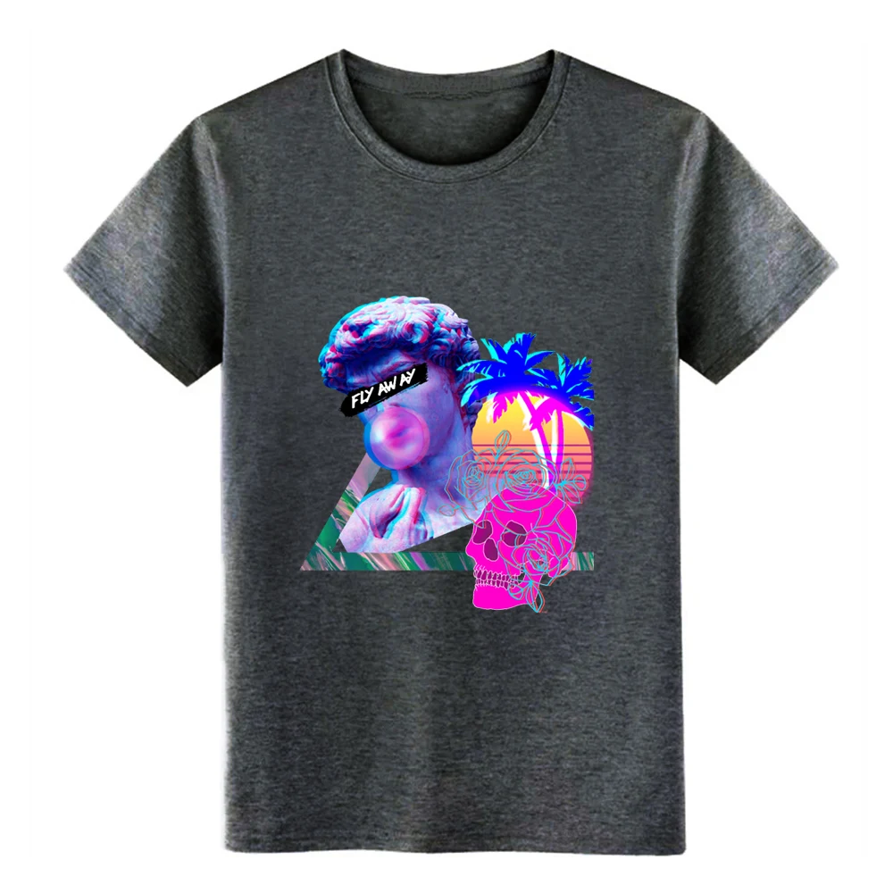Эстетическая футболка Vaporwave Fly Away в стиле ретро Synthwave 80 s для создания большие