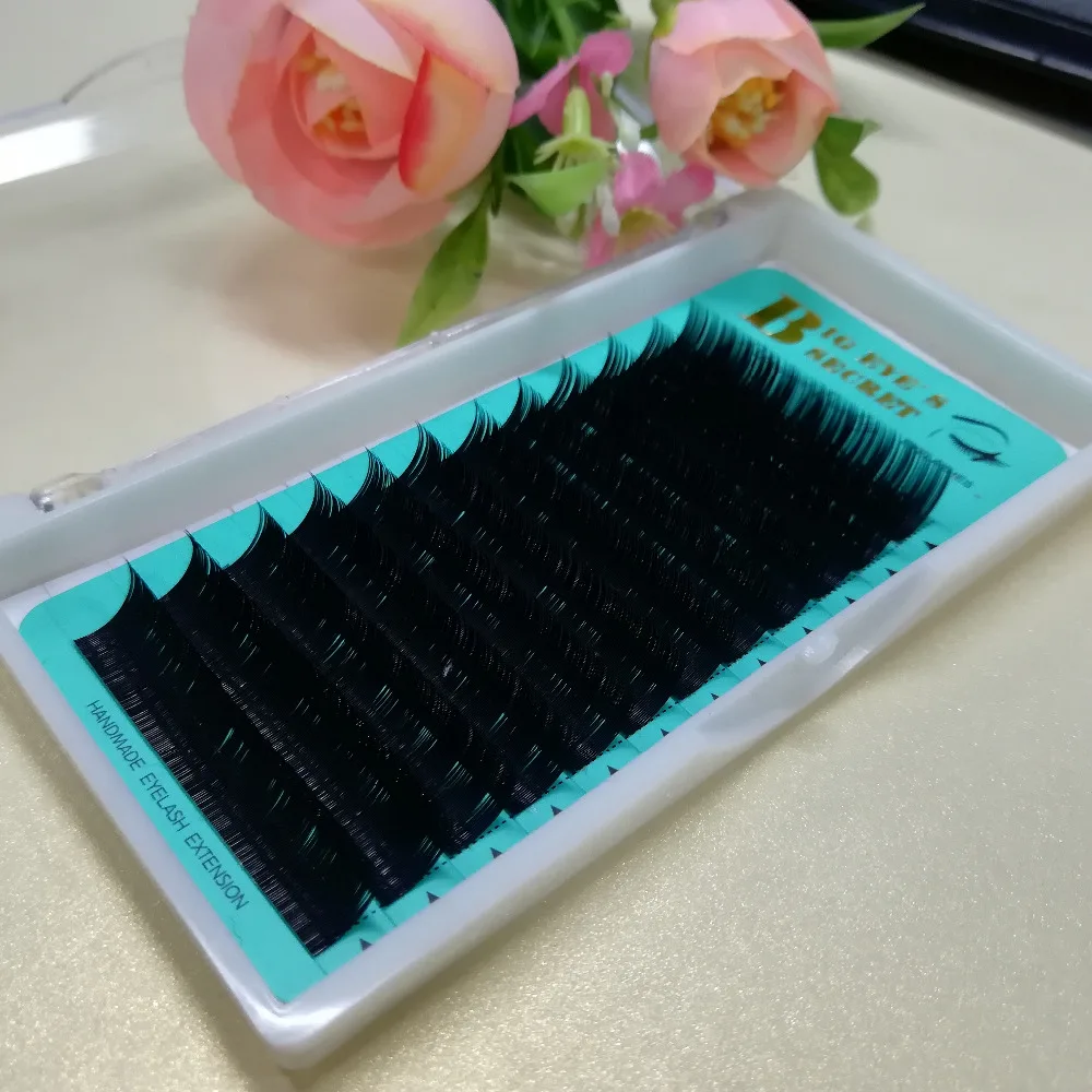 

All thickness 8-15mm Easy Fans Russia 3D Lashes Eyelash Extension Silk Volume Natural Long Individual Lashes Synthetic Hair