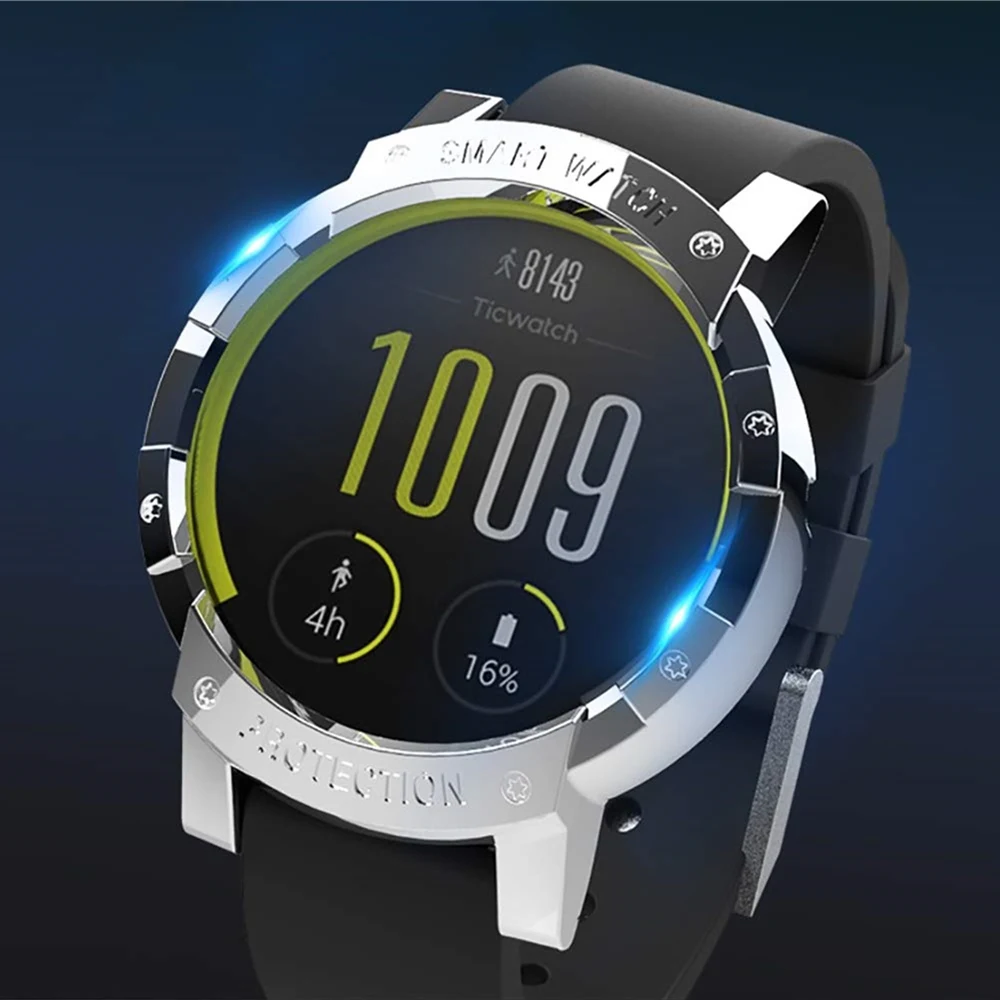 Ударопрочный защитный чехол из поликарбоната для TicWatch Pro/E Прочный чехол для Tic Watch Pro протектор бампер оболочка умные часы аксессуары