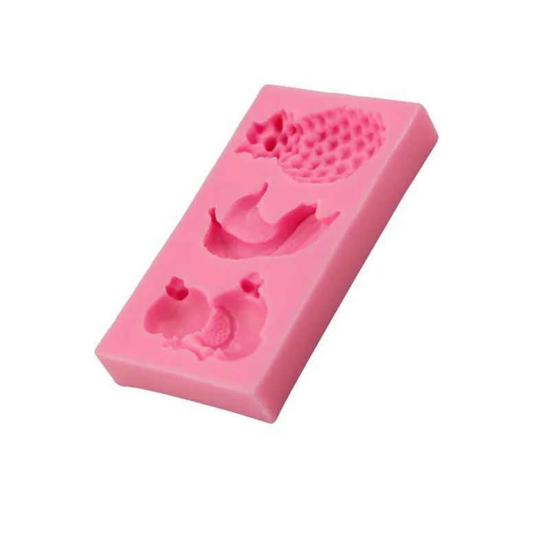 Продвижение Топ Мода гранатовый банан Ананас Фрукты сахар торт плесень