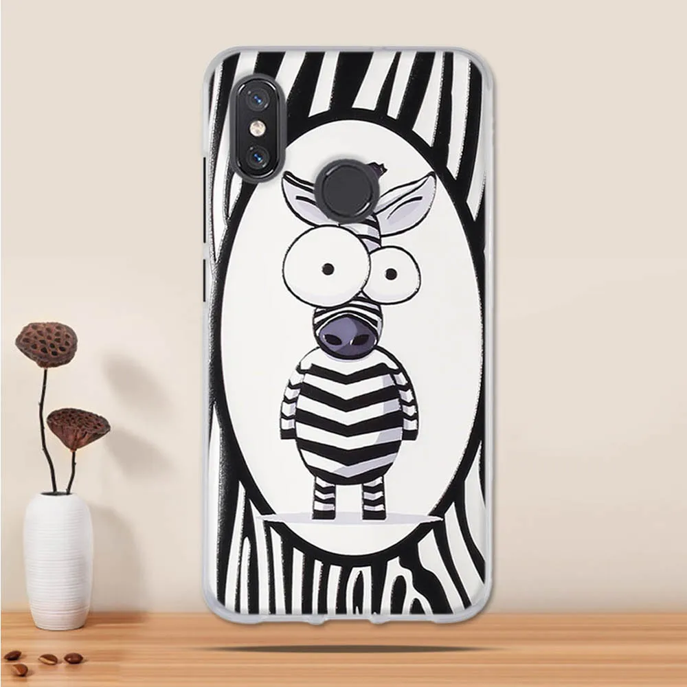 Для Funda Xiaomi Mi 8 чехол Мягкий Силиконовый ТПУ 3d милый для mi Coque | Мобильные телефоны и