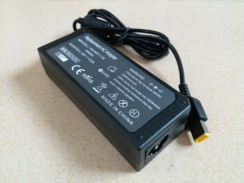 90 Вт 20 в 4.5A AC адаптер питания зарядное устройство для Lenovo Thinkpad L440 L450 L540 X1 Carbon Touch