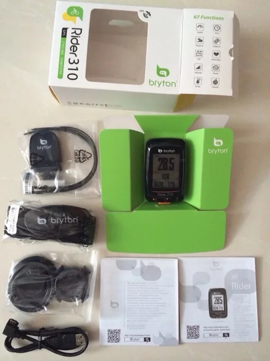 Велокомпьютер bryton Rider 310 gps велосипедное крепление с поддержкой