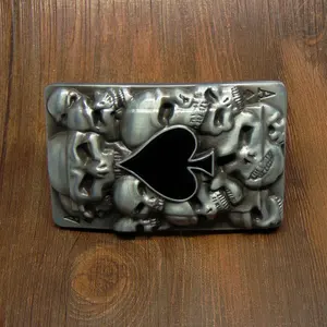 Пряжка в стиле вестерн пояс с изображением игры в покер с Оловянным покрытием, мужской ремень для джинсов, аксессуары ручной работы для мужчин, Hebillas Cinturon