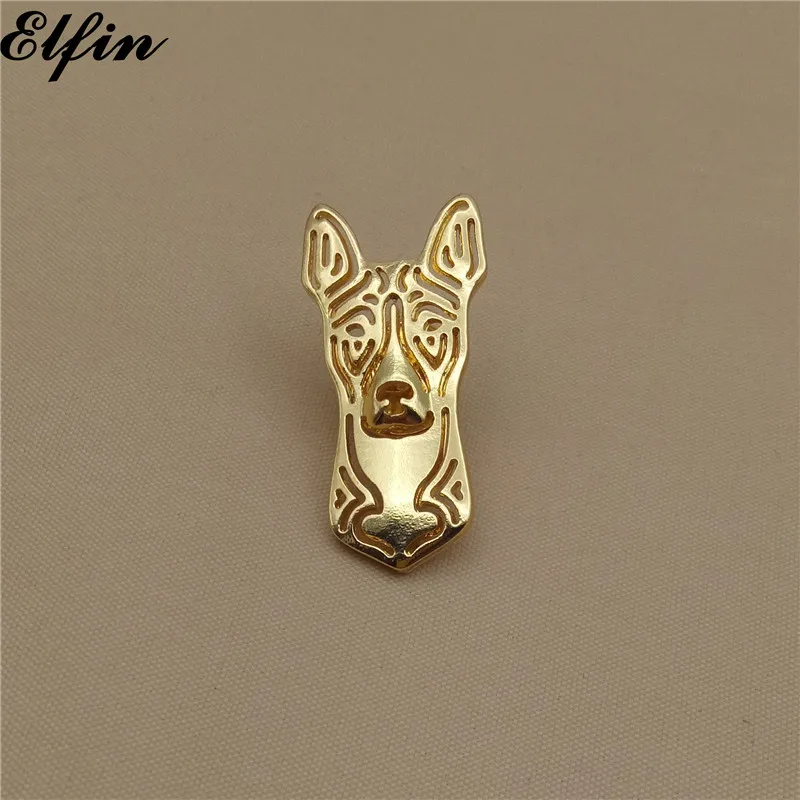 Эльфин оптом Басенджи Броши золотого цвета серебряный цвет модные броши в форме