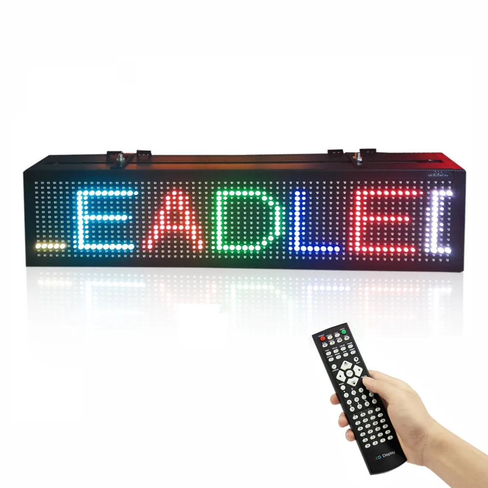 

20 inch Remote control Programmable SMD Scrolling RGB Full Color LED Sign Message Display Board
