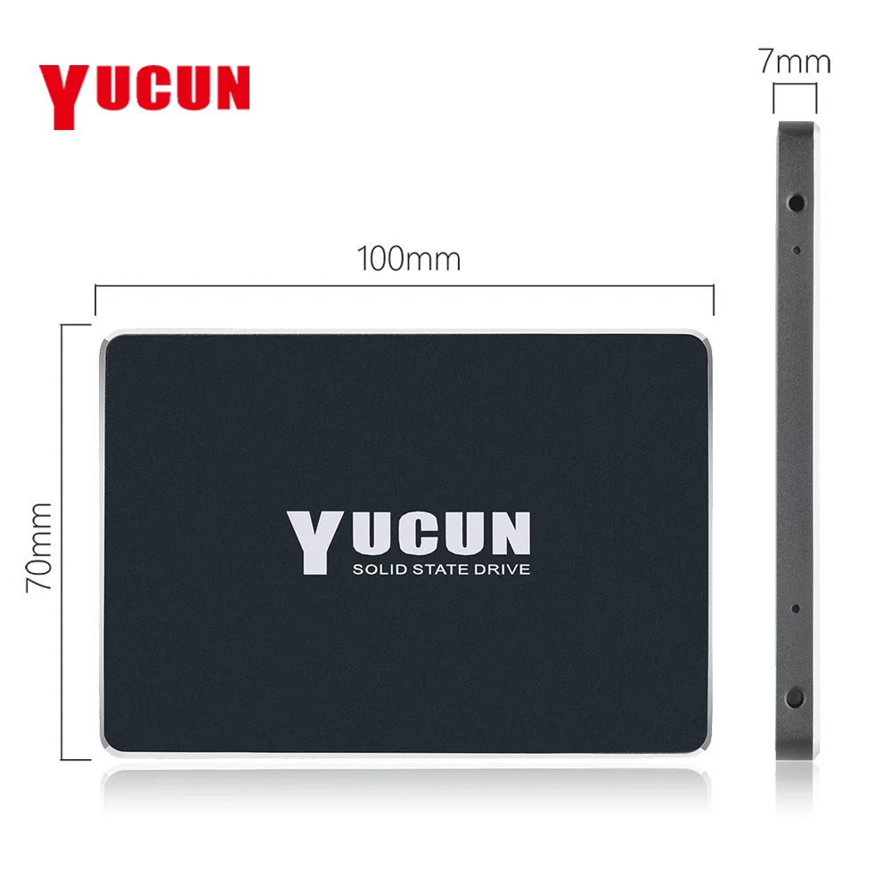 YUCUN бренд твердотельный накопитель SATA III 240 ГБ 480 Внутренний 2 5 дюймов жесткий диск