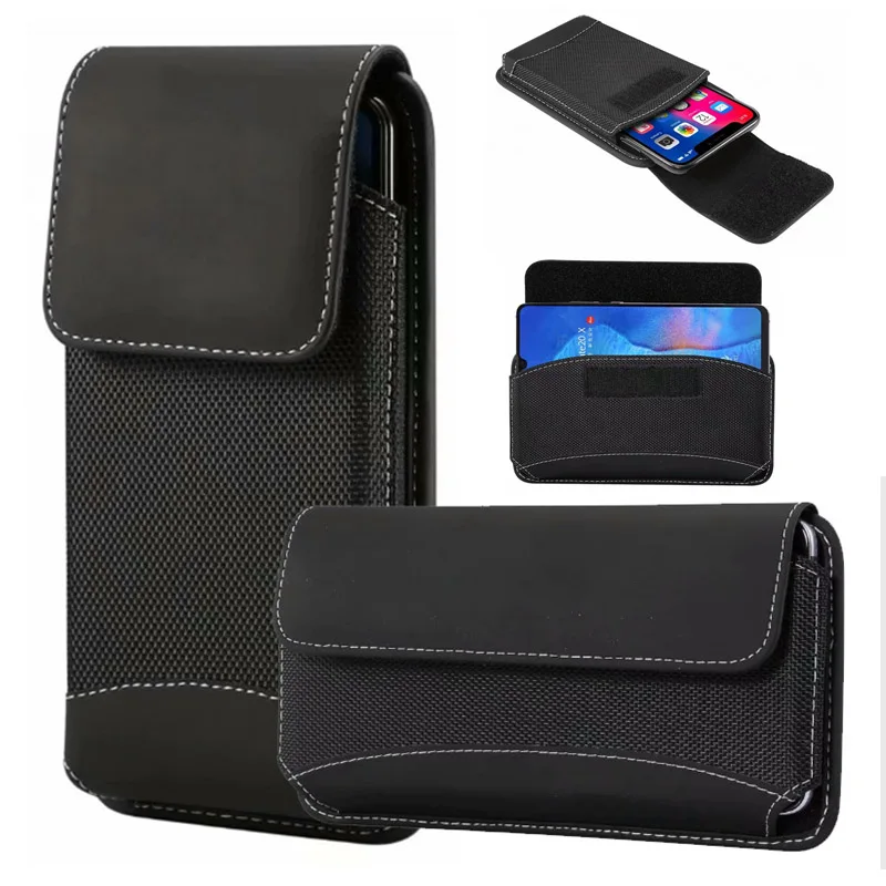 

Nylon Vertical Holster Pouch Case with Belt Loop For Lenovo K6Enjoy K9Note A5S Z5s S5 Pro K5s K9 A5 Z5 S5 K5Note2018