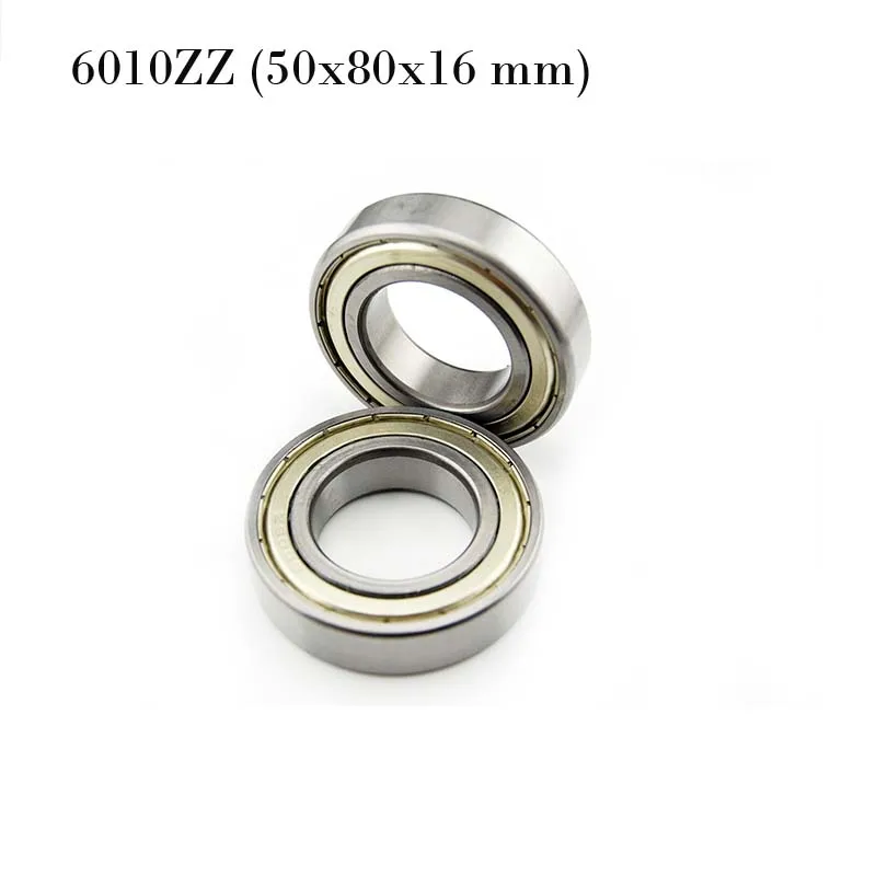 

(1 PCS) 6010ZZ (50x80x16 mm) Double Metal Shielded PRECISION Ball Bearing